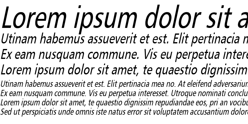 Sample of Gilliam 2 Italic