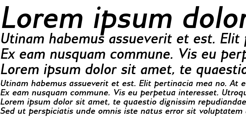 Sample of Gillius ADF Bold Italic