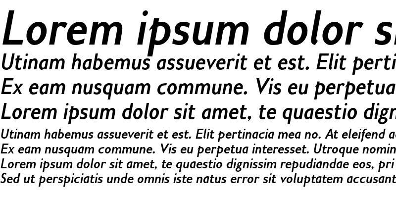 Sample of Gillius ADF No2 Bold Cond Italic