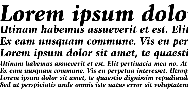 Sample of Giovanni BlackItalic