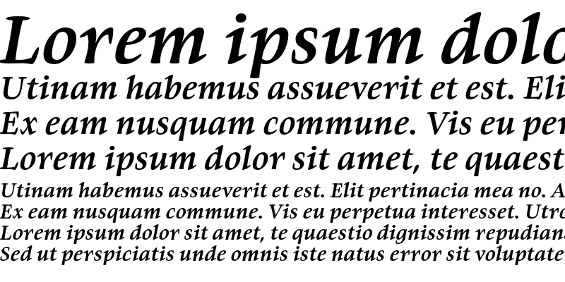 Sample of Givens Antiqua Std Bold Italic