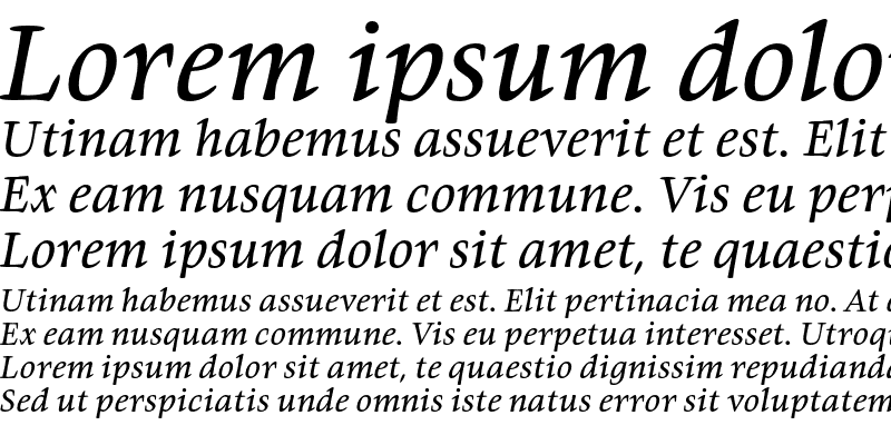 Sample of Givens Antiqua Std Italic
