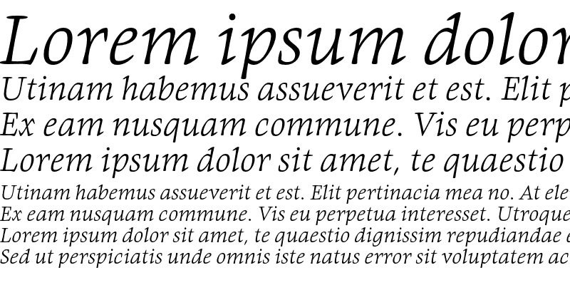 Sample of Givens Antiqua Std Light Italic