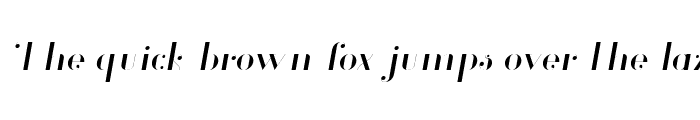 Preview of Glamor Light Italic