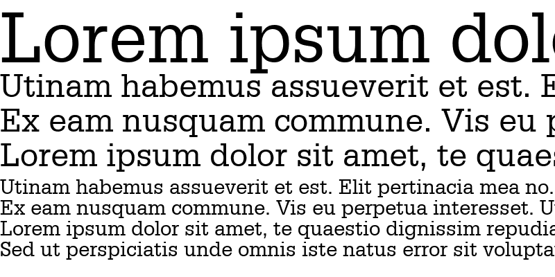 Sample of Glypha55Roman