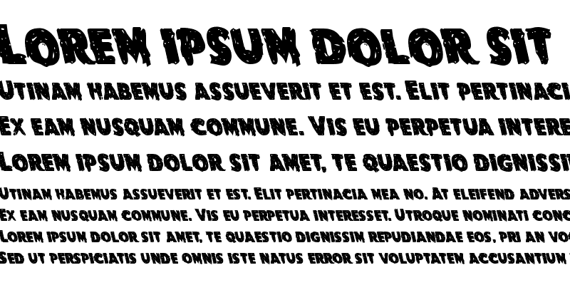 Sample of Goblin Creek Leftalic Italic