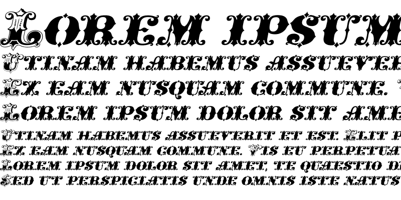 Sample of Gold Standard Italic