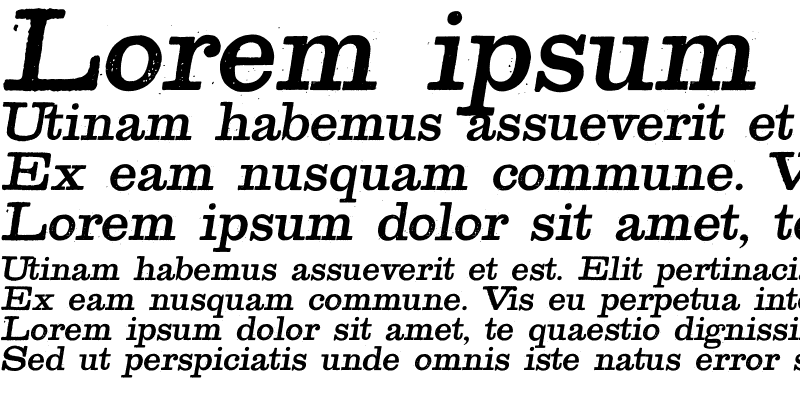 Sample of Golden Age Italic