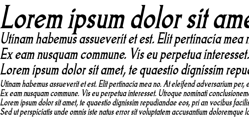 Sample of Goodfish Bold Italic