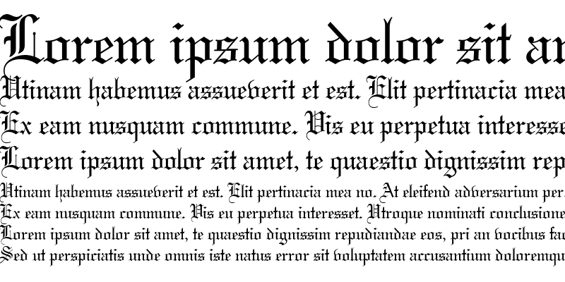 Sample of Gothic57Condensed Normal