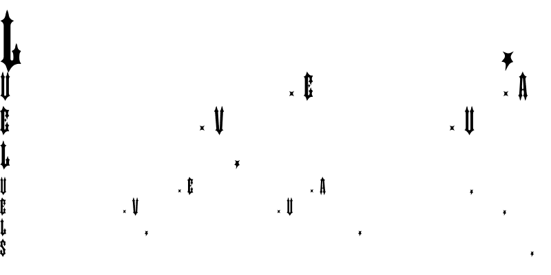 Sample of GothicType Regular