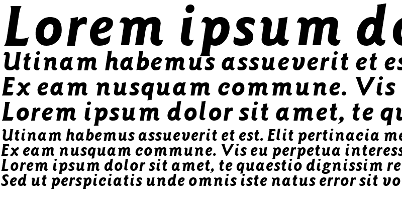 Sample of Goudy Bold Italic