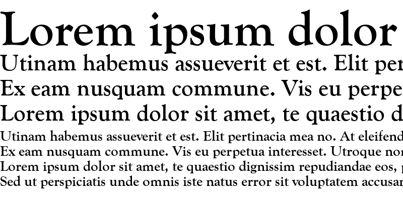 Sample of Goudy Old Style Bold