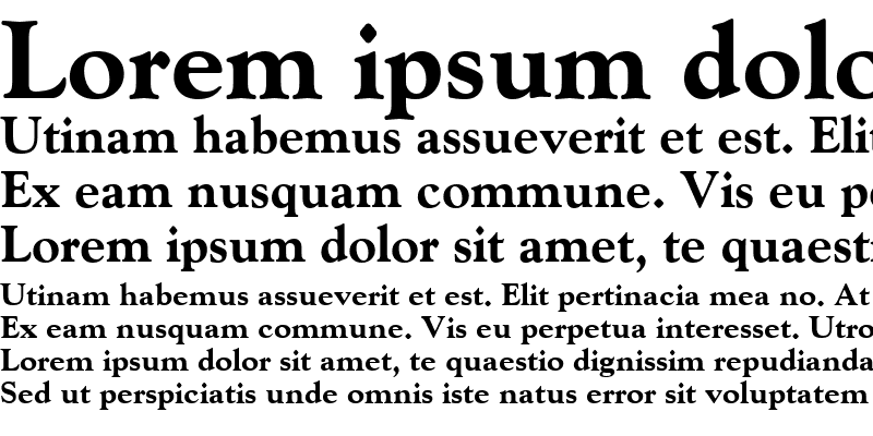 Sample of Goudy Old Style Extrabold Regular