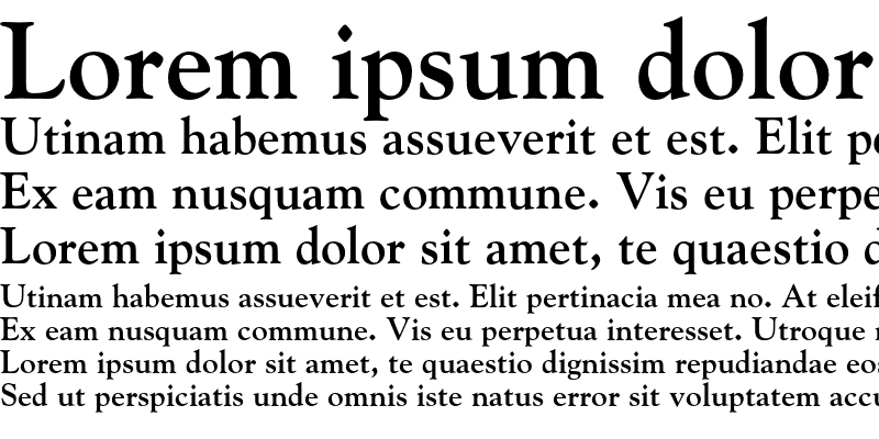 Sample of Goudy Oldstyle Std Bold