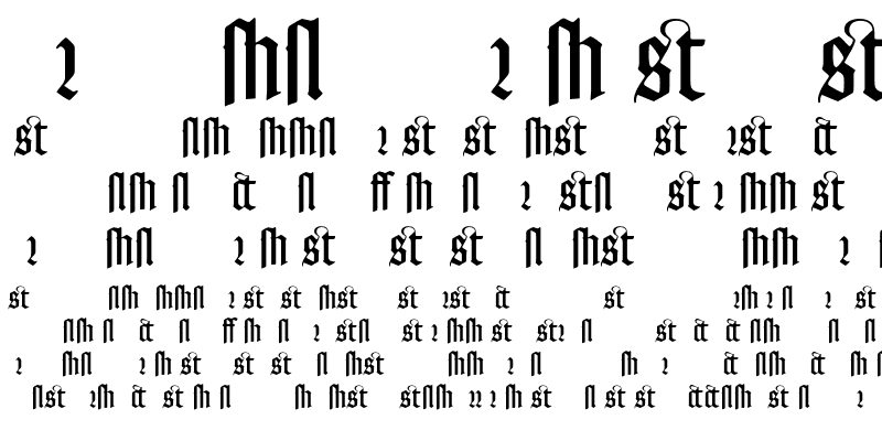 Sample of Goudy Text MT Alternate Regular