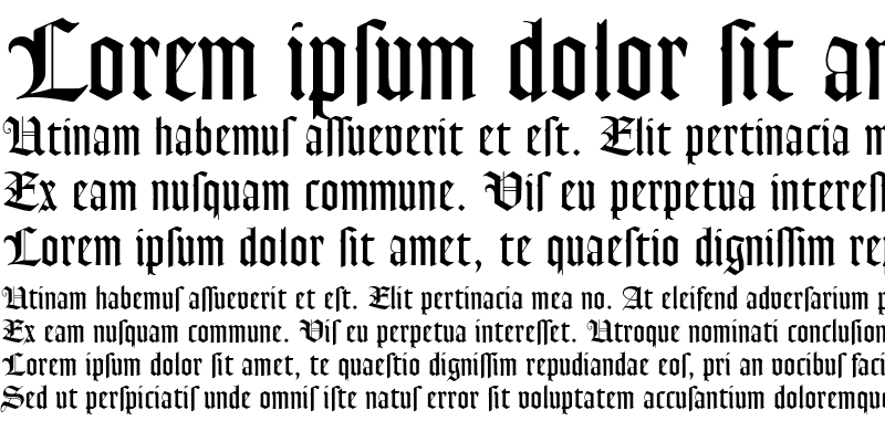 Sample of Goudy Text MT Dfr