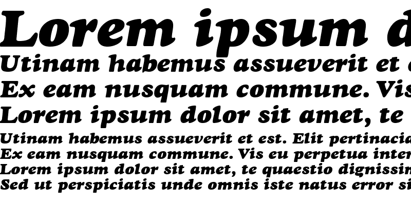 Sample of GoudyBlackSSK Bold Italic
