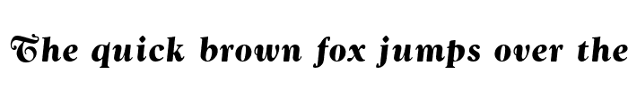 Preview of GoudySwaT Bold Italic