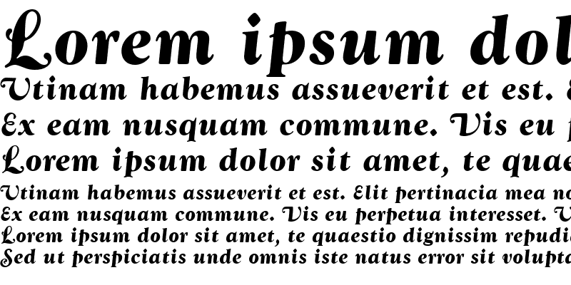 Sample of GoudySwaT Bold Italic