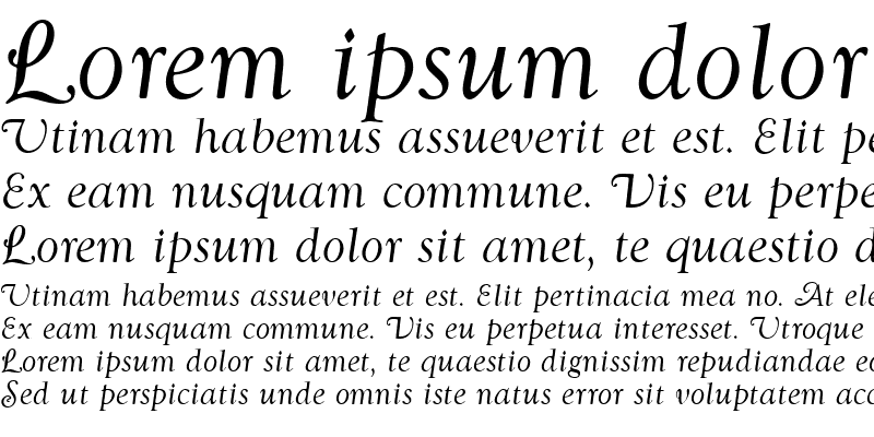 Sample of GoudySwaT Italic
