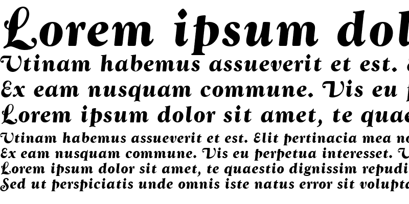 Sample of GoudySwaWtcT Bold Italic