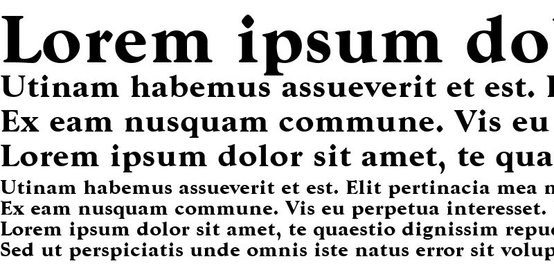Sample of GoudyT Bold