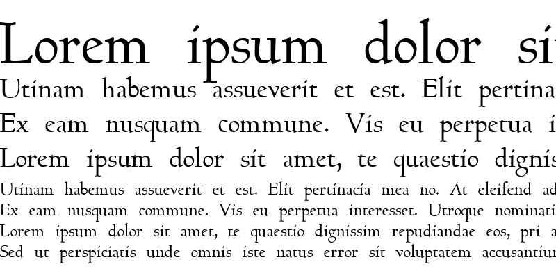 Sample of GoundyHundred Italic