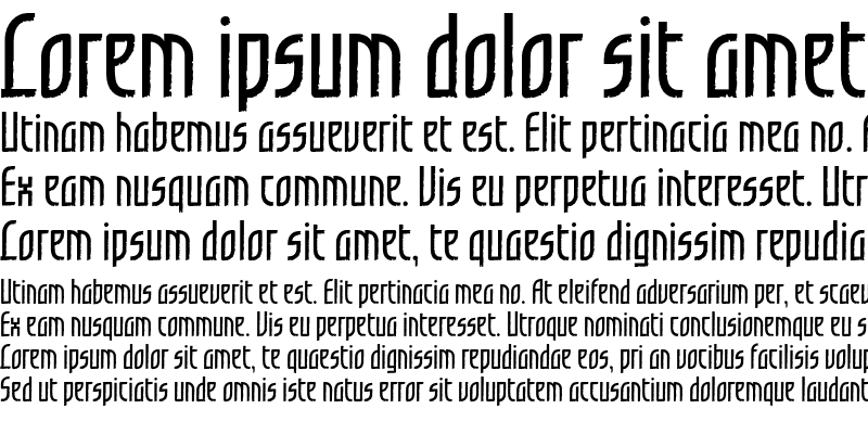 Sample of GrafiloneLLSemiBold Regular