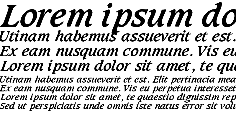 Sample of GrammateusSSK Bold Italic