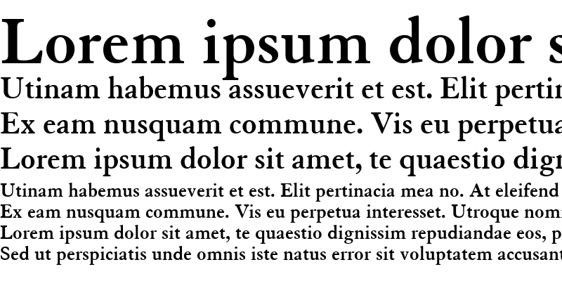 Sample of GranjonOldStyleFigures Bold