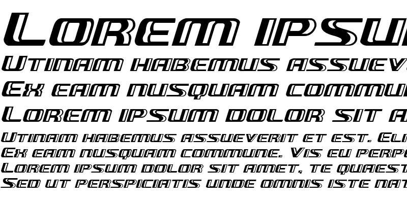 Sample of Grease Gun Expanded Italic