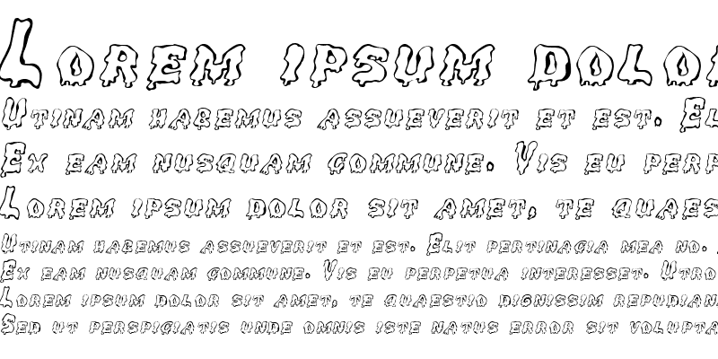 Sample of Gremlin Italic