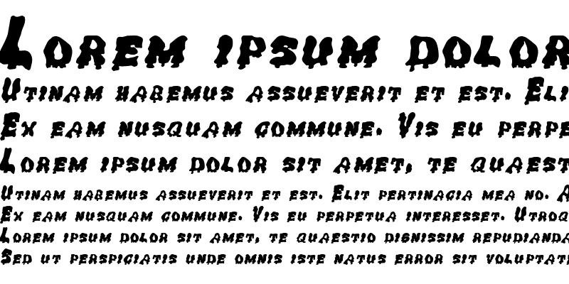 Sample of Gremlin Solid Italic