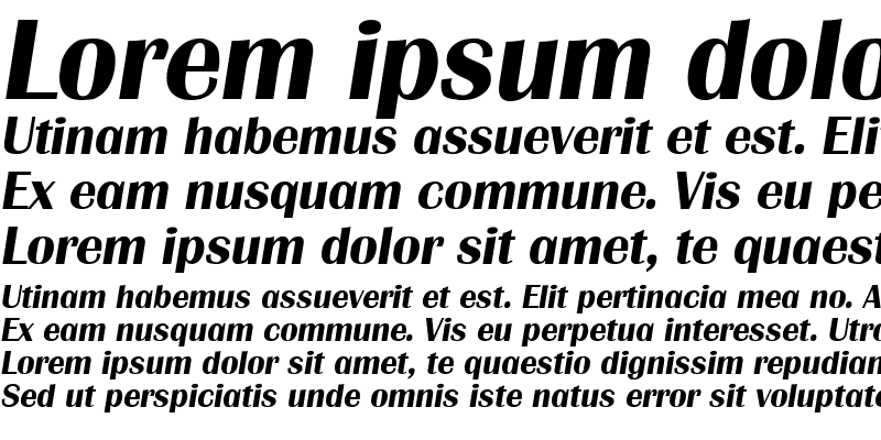 Sample of Grenoble SF Bold Italic