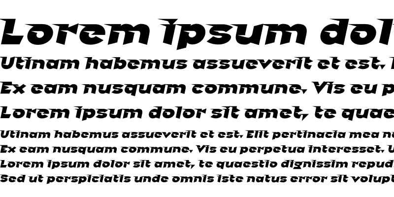 Sample of Griffin Italic