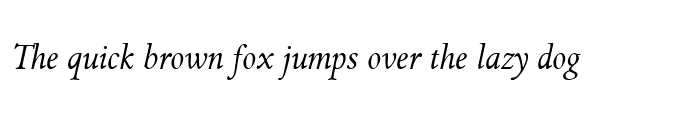 Preview of GriffoClassico Italic