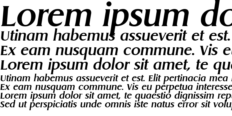 Sample of Griffon Bold Italic