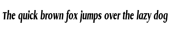 Preview of GriffonCondensedXtrabold Italic