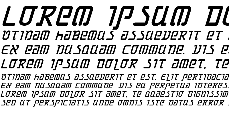 Sample of Grimlord Bold Italic