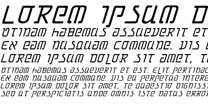 Sample of Grimlord Italic