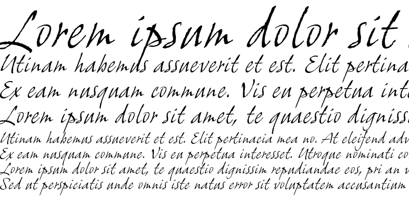 Sample of Grimshaw Hand ITC Std