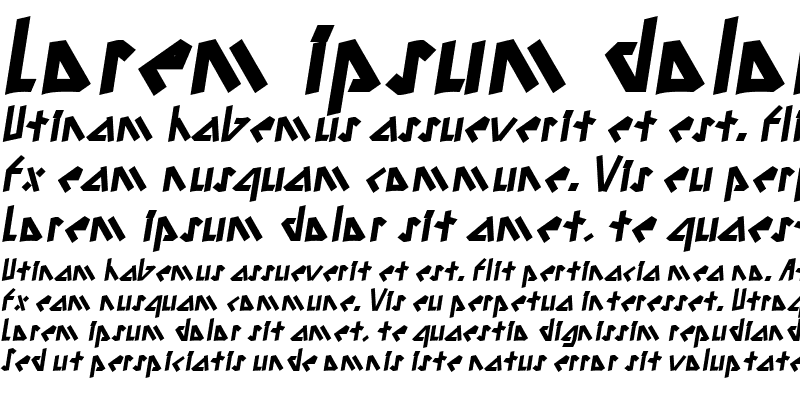 Sample of Gronk Bold Italic