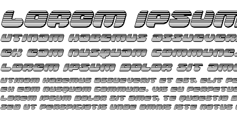 Sample of Groovy Smoothie Chrome Italic