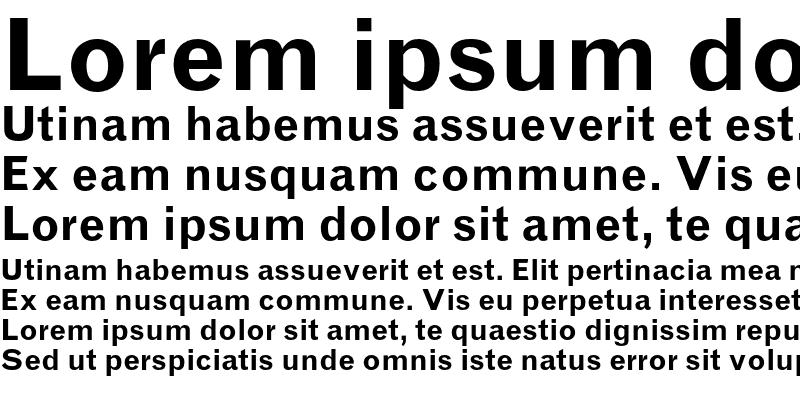 Sample of Grotesque MT Bold