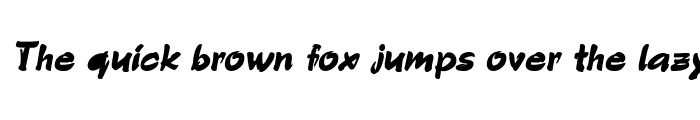 Preview of GrunionScript Bold Italic