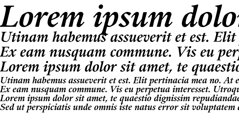 Sample of Guardi LT Std 76 Bold Italic