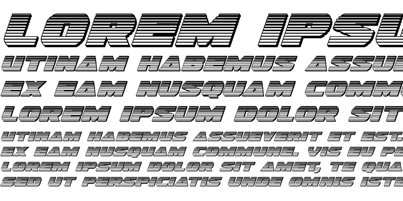Sample of Guardian Chrome Italic