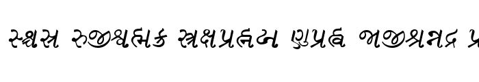 Preview of GujaratiRajkotSSK Italic