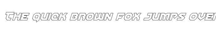 Preview of Gunner Storm Outline Italic Italic